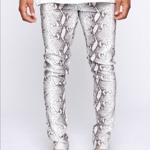Snake King Skinny Pants